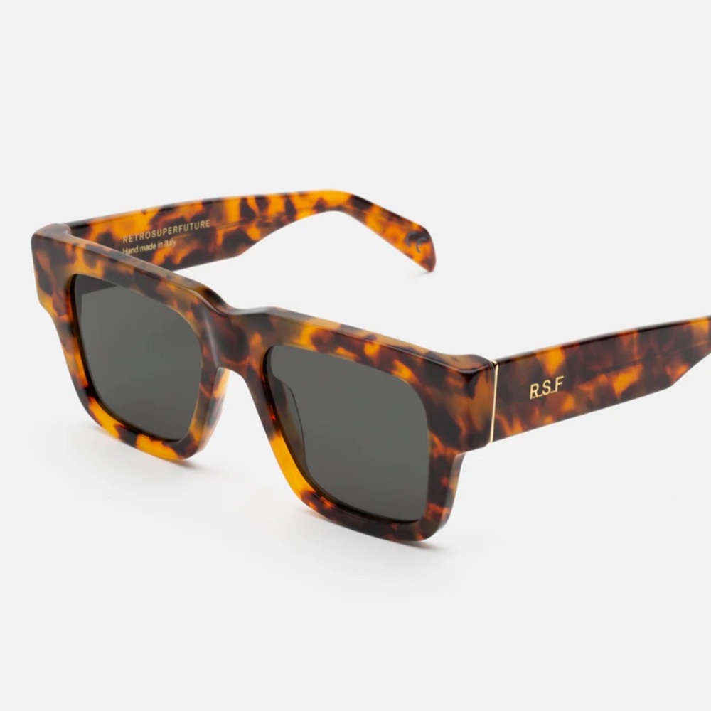 RETROSUPERFUTURE MEGA SPOTTED HAVANA SUNGLASSES